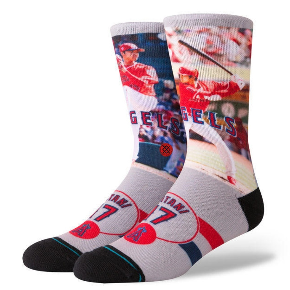 STANCE SHOHEI OHTANI ANGELS SOCKS LARGE 9-12 NEW L